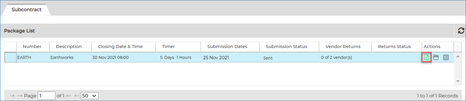 eRFQ Package Setup and Submission